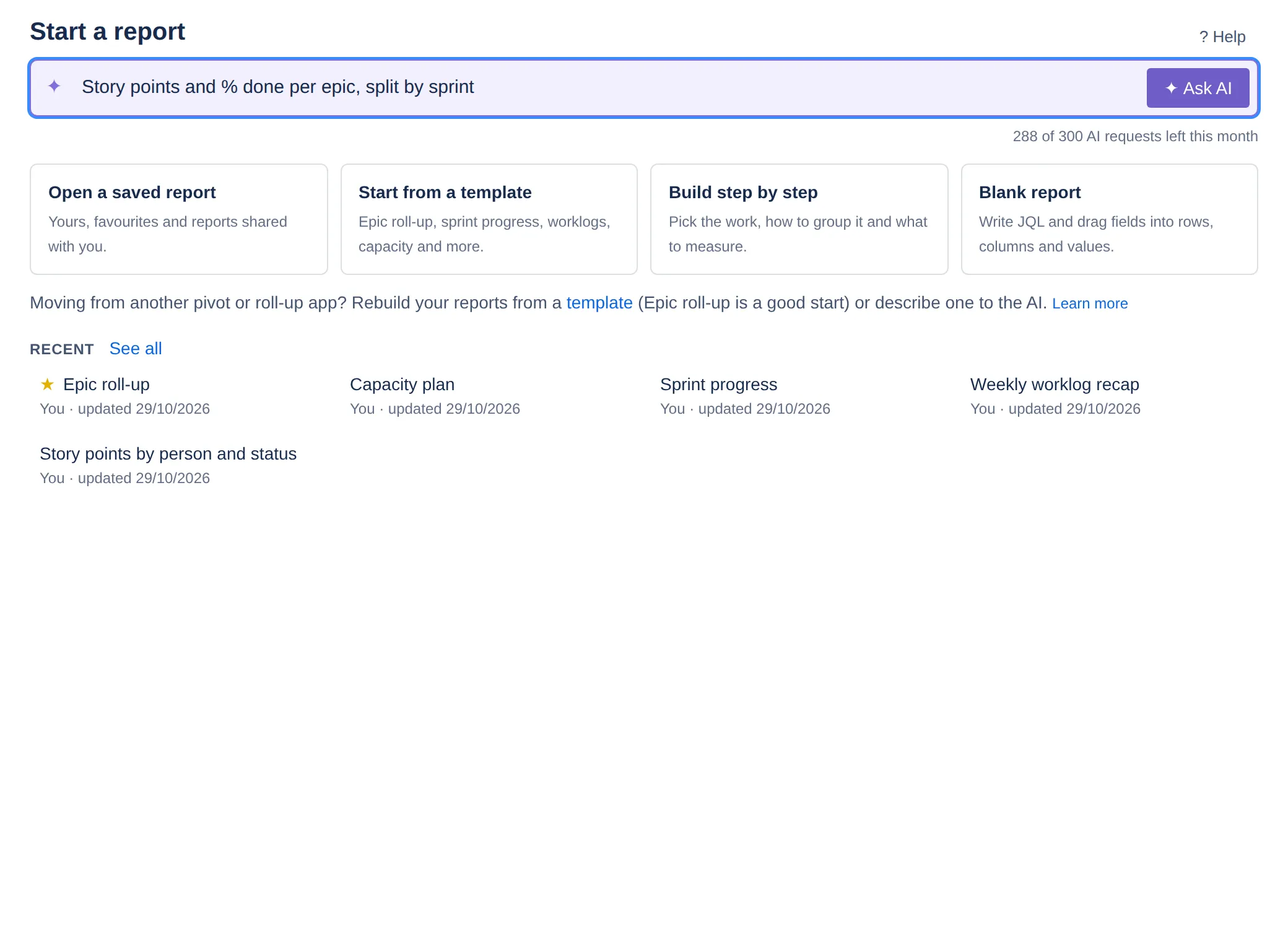 Pivot: Ask in plain English